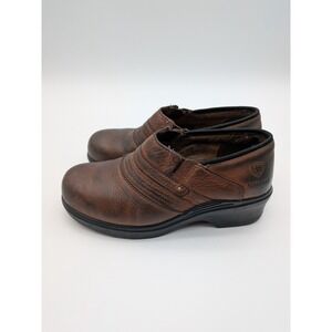 Ariat Steel Toe Anti-Slip Brown Leather Work / Safety Shoes Size US 7C